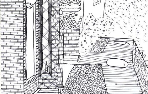 优秀写生作品-《线稿》...