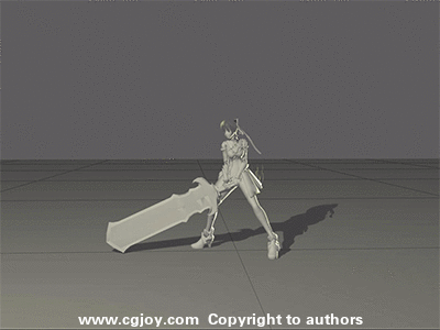 动作（提重剑）