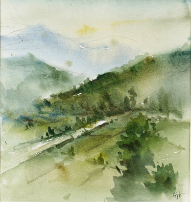 优秀写生作品-《世外园...