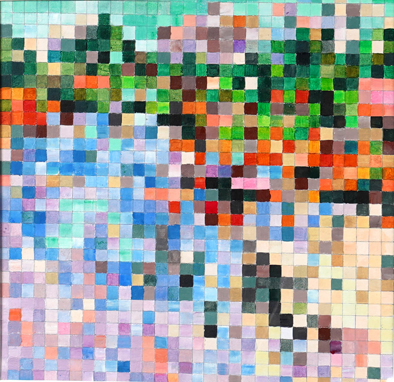 优秀写生作品-《马赛克...