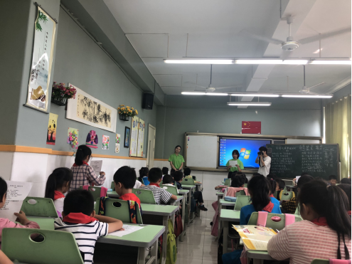 森林小学志愿课堂开课啦