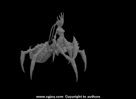 动作（蛛女攻击）