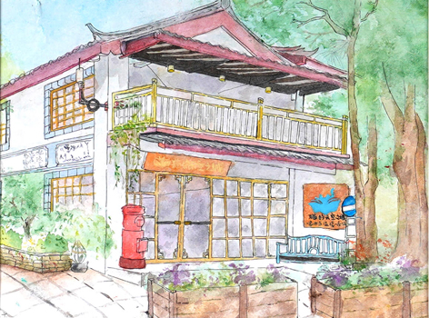 优秀写生作品-《天空之...