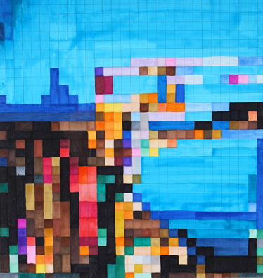 优秀写生作品-《海洋小...