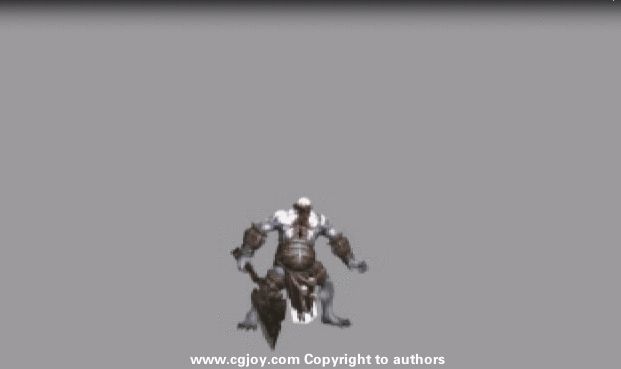 动作（挥斧头）