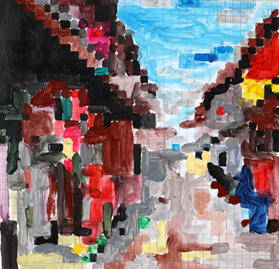 优秀写生作品动2魏鹏