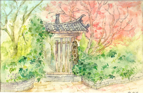 优秀写生作品-《天空之...