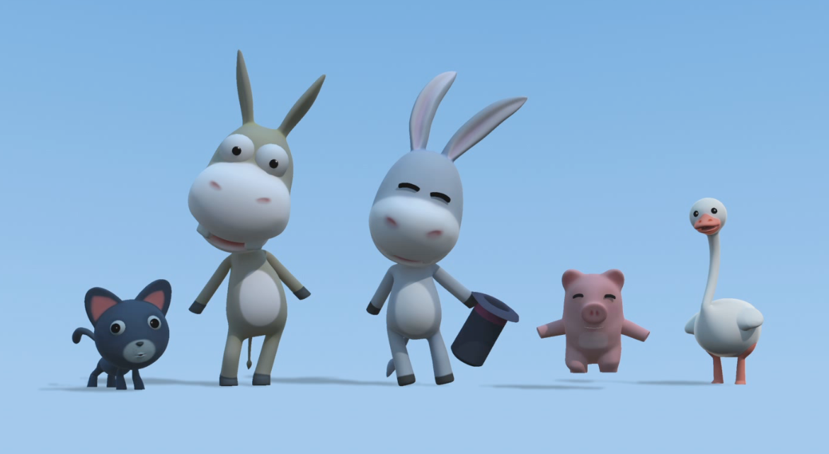 三维系列动画《驴二毛...