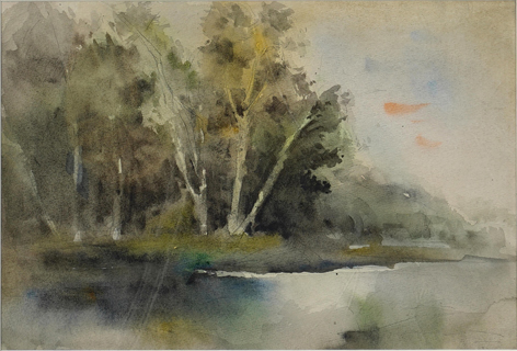 优秀写生作品-《世外园...